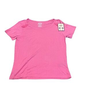 Bottoms Out Gal Modal Sleep Top Pink Lace Trim NWT Size M